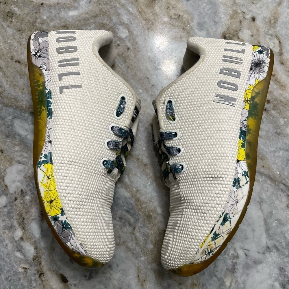 NoBull Spring Fling Floral Trainers W7 M5.5 - Picture 13 of 13